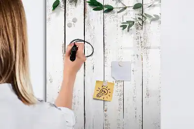 Holzpaneel beschreibbare Magnettafel