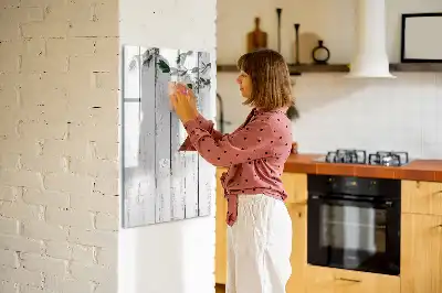 Holzpaneel beschreibbare Magnettafel