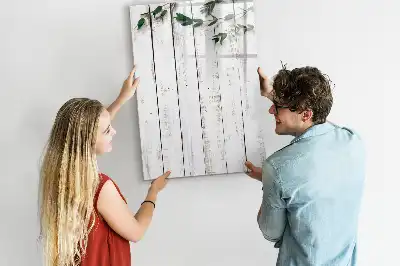 Holzpaneel beschreibbare Magnettafel