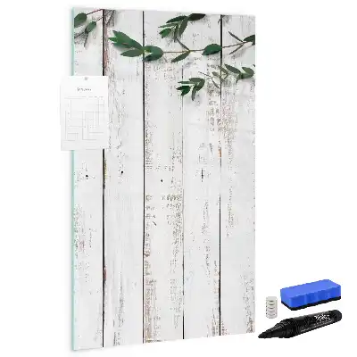 Holzpaneel beschreibbare Magnettafel