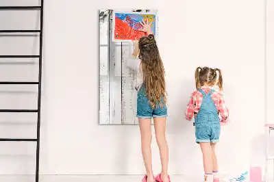 Holzpaneel beschreibbare Magnettafel