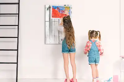 Holzpaneel beschreibbare Magnettafel