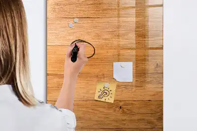 Holzpaneele beschreibbare Magnettafel
