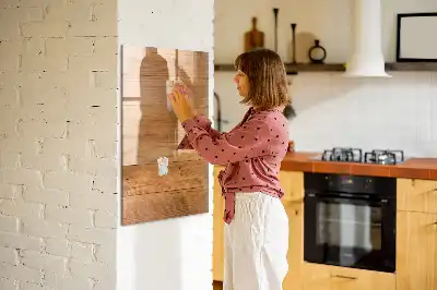 Holzpaneele beschreibbare Magnettafel