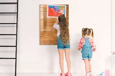 Holzpaneele beschreibbare Magnettafel