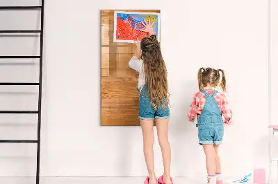 Holzpaneele beschreibbare Magnettafel