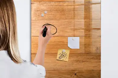 Holzpaneele beschreibbare Magnettafel
