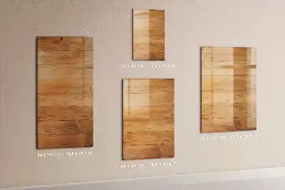 Holzpaneele beschreibbare Magnettafel