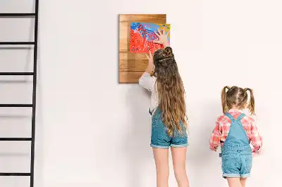 Holzpaneele beschreibbare Magnettafel