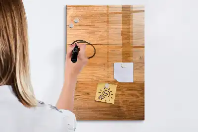 Holzpaneele beschreibbare Magnettafel