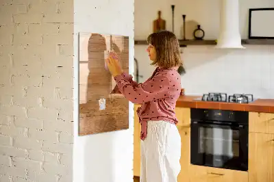 Holzpaneele beschreibbare Magnettafel