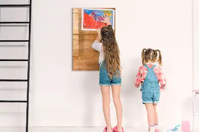 Holzpaneele beschreibbare Magnettafel