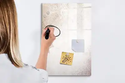 Magnettafel beschreibbar mit Mandala-Motiv