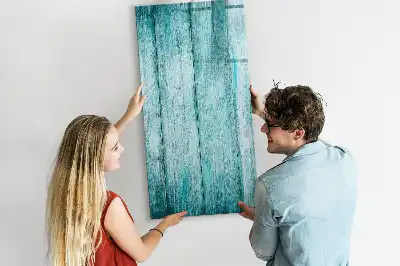 Magnettafel zum Schreiben aus blauem Holz