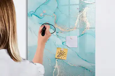 Magnettafel zum Schreiben in Dekormarmoroptik