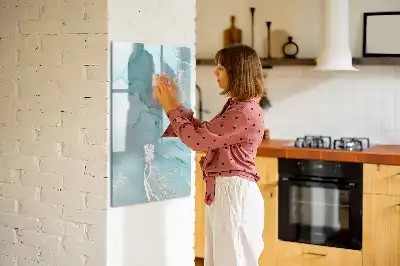 Magnettafel zum Schreiben in Dekormarmoroptik