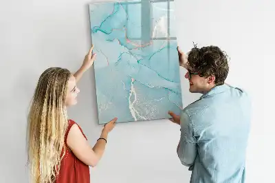 Magnettafel zum Schreiben in Dekormarmoroptik