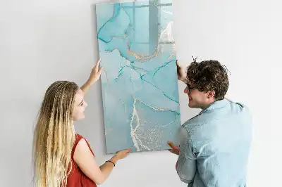 Magnettafel zum Schreiben in Dekormarmoroptik