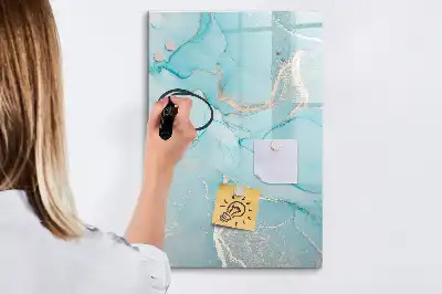 Magnettafel zum Schreiben in Dekormarmoroptik
