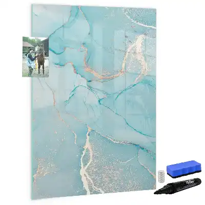 Magnettafel zum Schreiben in Dekormarmoroptik
