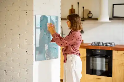 Magnettafel zum Schreiben in Dekormarmoroptik