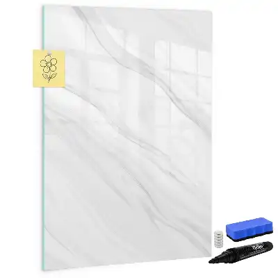 Magnettafel beschreibbar mit Marmorwellen Optik
