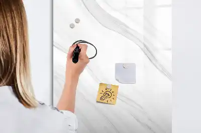 Magnettafel beschreibbar mit Marmorwellen Optik