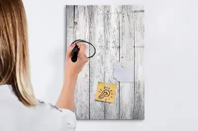 Magnettafel zum Beschreiben aus bemaltem Holz