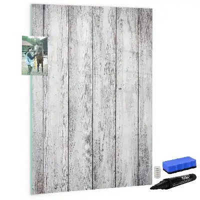 Magnettafel zum Beschreiben aus bemaltem Holz