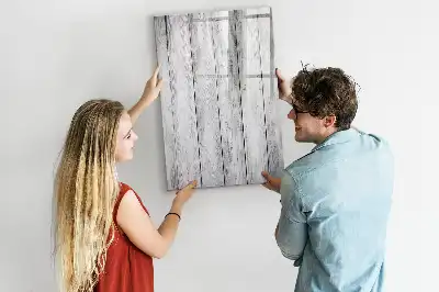 Magnettafel zum Beschreiben aus bemaltem Holz
