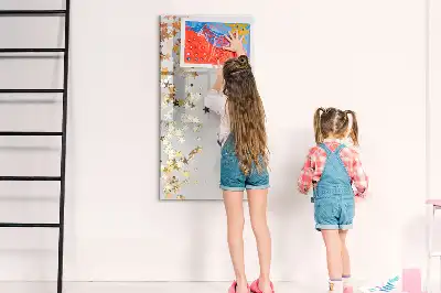 Magnettafel beschreibbar mit Sternenmotiv
