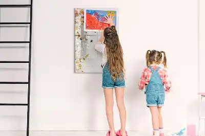 Magnettafel beschreibbar mit Sternenmotiv