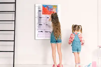 Magnettafel beschreibbar mit Motiv Geburtsort