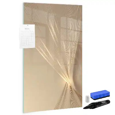 Magnettafel zum Schreiben Motiv Abstraktes Licht