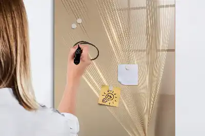Magnettafel zum Schreiben Motiv Abstraktes Licht