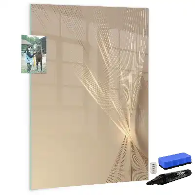 Magnettafel zum Schreiben Motiv Abstraktes Licht