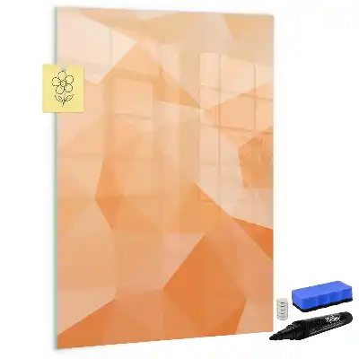 Beschreibbare Magnettafel Motiv Dreieck-Abstraktion