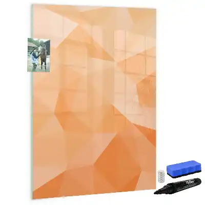 Beschreibbare Magnettafel Motiv Dreieck-Abstraktion