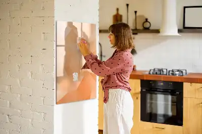 Beschreibbare Magnettafel Motiv Dreieck-Abstraktion