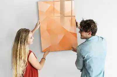 Beschreibbare Magnettafel Motiv Dreieck-Abstraktion