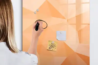 Beschreibbare Magnettafel Motiv Dreieck-Abstraktion