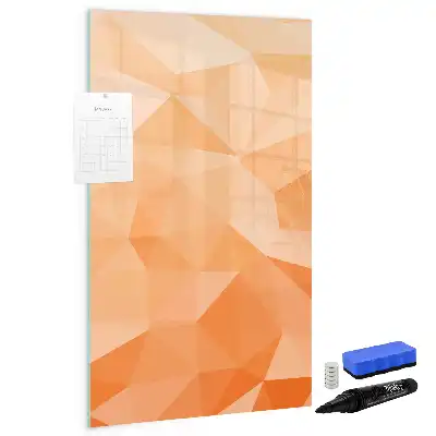 Beschreibbare Magnettafel Motiv Dreieck-Abstraktion