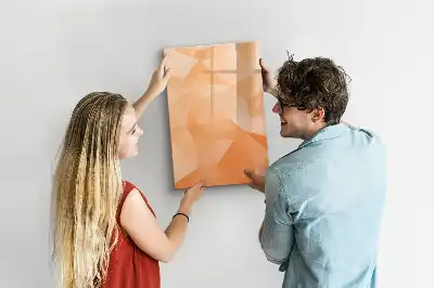 Beschreibbare Magnettafel Motiv Dreieck-Abstraktion
