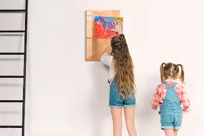 Beschreibbare Magnettafel Motiv Dreieck-Abstraktion