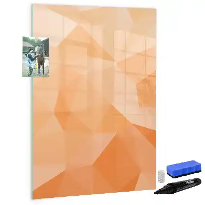 Beschreibbare Magnettafel Motiv Dreieck-Abstraktion