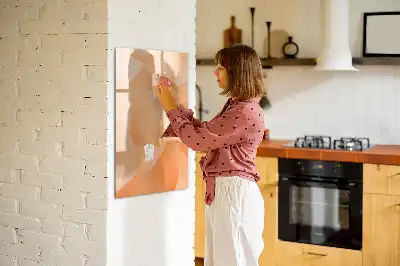 Beschreibbare Magnettafel Motiv Dreieck-Abstraktion