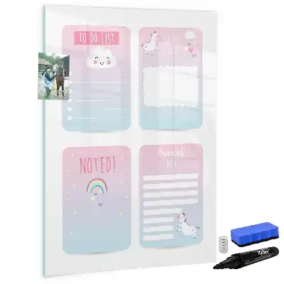 Einhorn-Planer als magnetische Schreibtafel