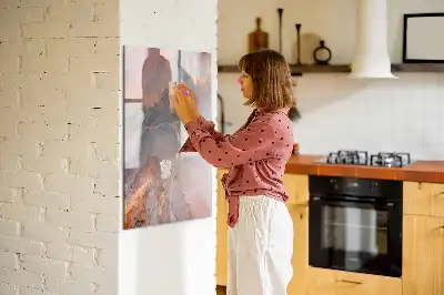 Magnettafel beschreibbar in Marmor-Optik