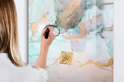 Magnettafel zum Schreiben mit Motiv abstrakte Tinten