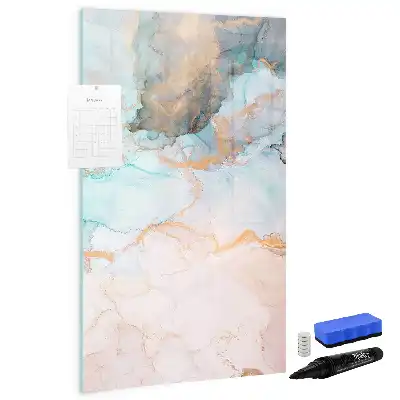 Magnettafel zum Schreiben mit Motiv abstrakte Tinten